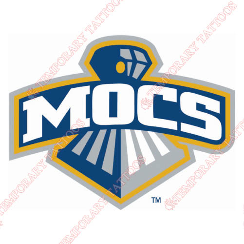Chattanooga Mocs Customize Temporary Tattoos Stickers NO.4134